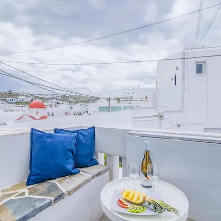 아파트 Like A White Seagull In Mykonos!